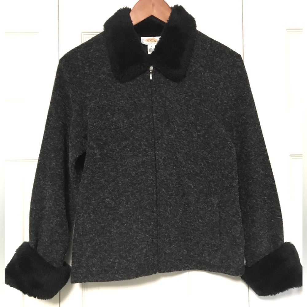 Vintage Talbots Fuzzy Sweater